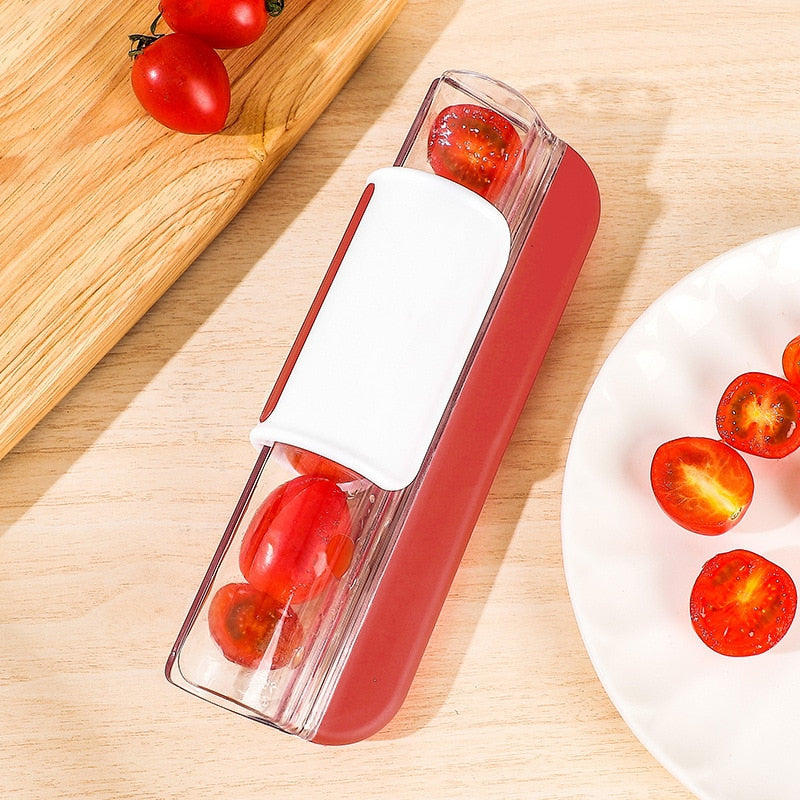 CherryChomp™ Portable Cherry Tomato Slicer