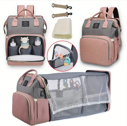 CradlePack™ 2-in-1 Baby Backpack